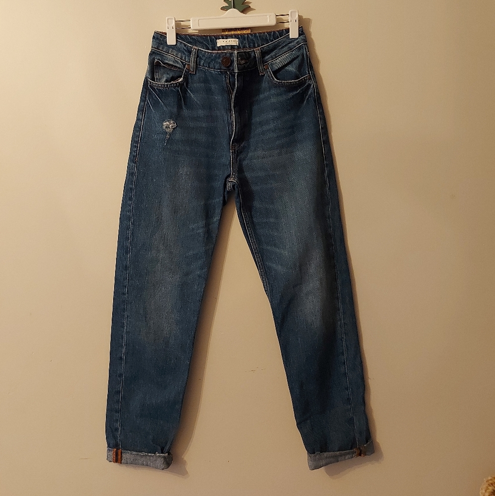 Sandro Paris high waisted pants